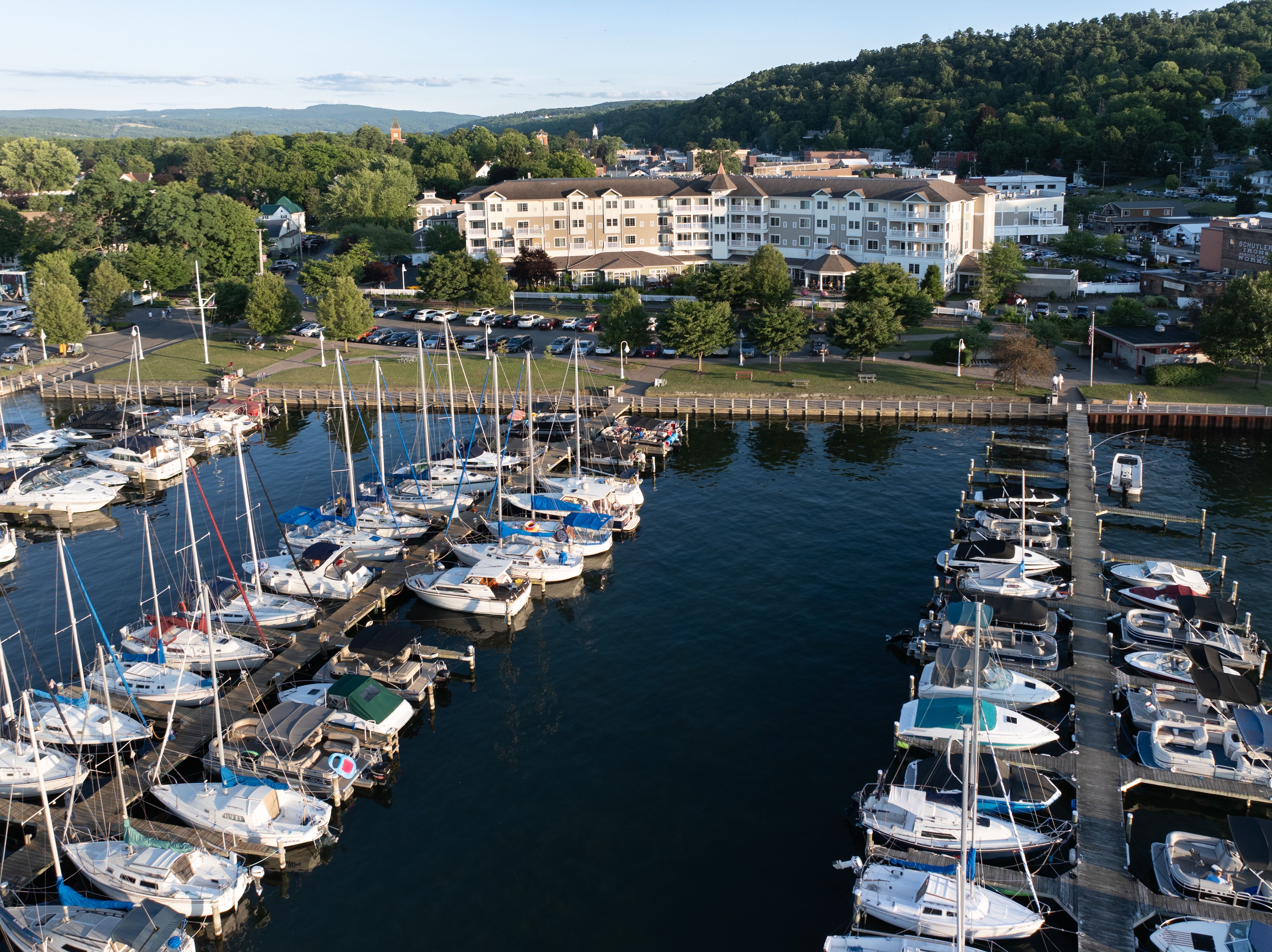 An image of the Watkins Glen Harbor Hotel in Watkins Glen NY